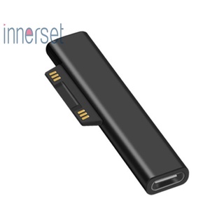 [innerset] อะแดปเตอร์แปลงไฟ USB C Female PD ชาร์จเร็ว สําหรับ Microsoft Surface