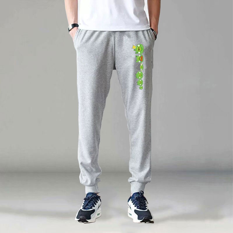 พร้อมส่ง**KU-365** กางเกงแฟชั่นเกาหลีขาจั๊ม กางเกงกีฬาเรียบง่าย ผ้ายืดใส่สบาย ลายเยอะไซส์ครบ ปลีก-ส่