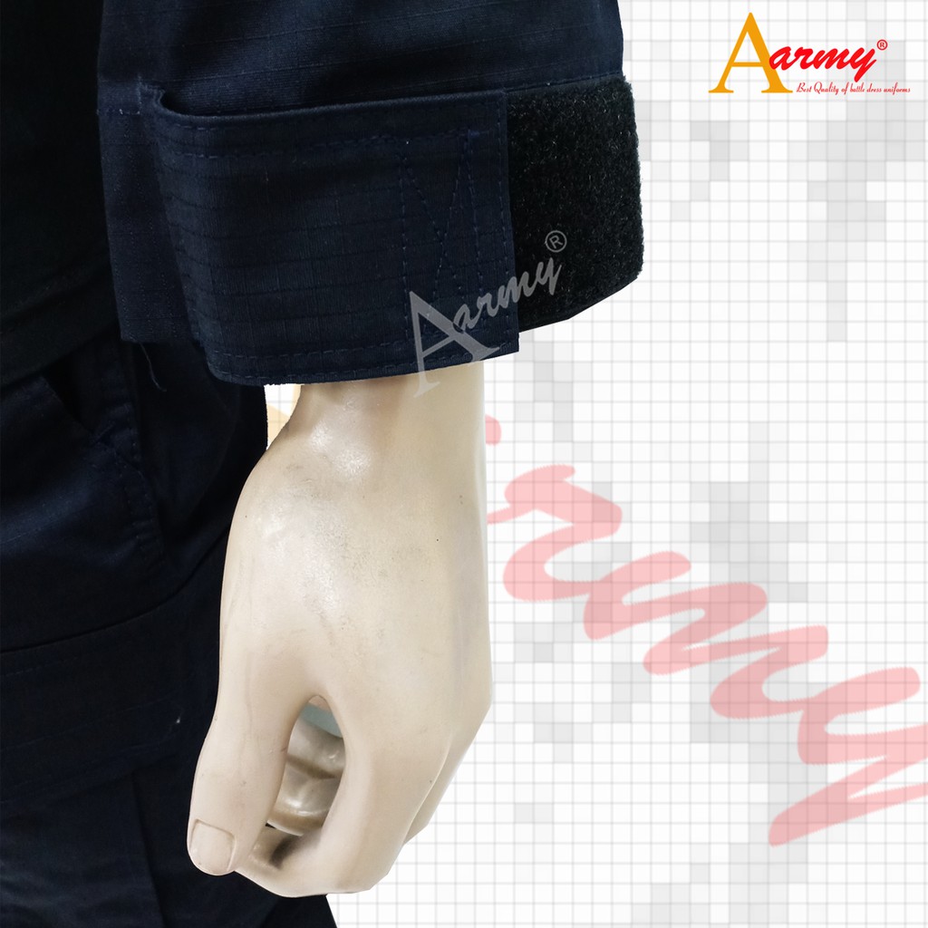 เสื้อคอมเเบตเชิ้ต / Combat Shirt / เสื้อ Spandex ลำตัวดำ แขนผ้ากันลมสีกรม - รูปที่ 2