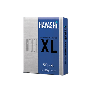 [HWK4Z4R โค้ดส่วนลด 20%] Hayashi XL Condom Size 54 mm. ถุงยางอนามัยฮายาชิ เอ็กซ์แอล ขนาด 54 มม.