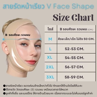(กดซื้อ 2 ฟรี 1) ชุดกระชับหน้า V Face รุ่นคลินิก ใส่พักฟื้น เก็บกรอบหน้า ผ้าแรงดีดตัวสูง ไม่เป็นปล้อง