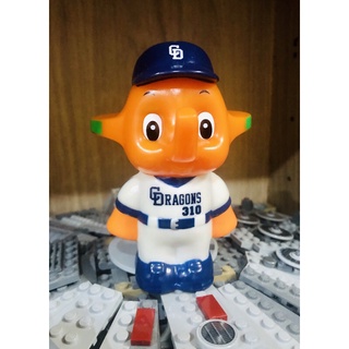 Chunichi Dragons Sato chan Figure Soft Vinyl Piggy Bank #1