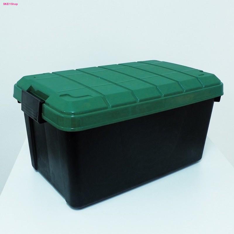 (&gt;O&lt;)ค่าส่งถูก &gt; กล่องพลาสติก อย่างหนา 55 ลิตร มีฝาปิด ขนาด 37x60x32 cm กล่องเครื่องมือช่าง กล่องเต่า กล่องพลาสติค
