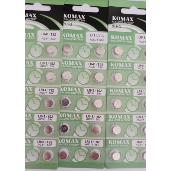 ถ่านอัลคาไลน์ AG3/LR41/192