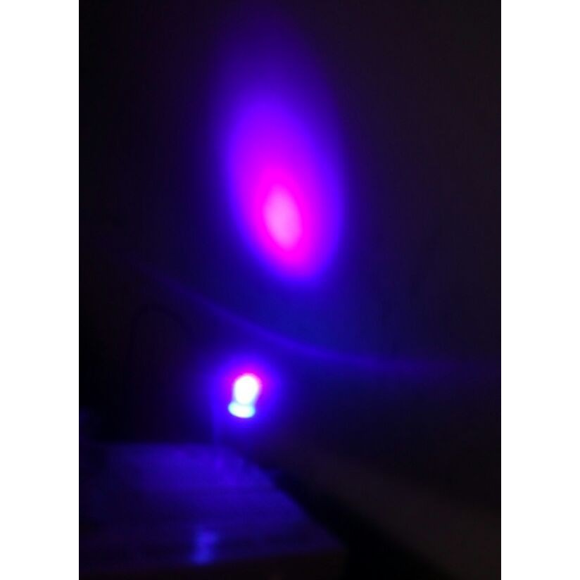 ชุดหลอดไฟ led UV 395nm 10 ชิ้น