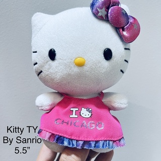 #ตุ๊กตา #คิตตี้ #แต่งตัว #ป้าย #TY #5.5" #BABIES #SANRIO #HELLO #KITTY #PLUSH #สภาพสมบูรณ์ #ลิขสิทธิ์แท้ #สวย Sanrio