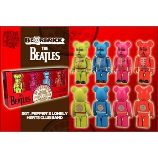 Be@rbrick The Beatles Bearbrick Sargent Peppers Lonely Hearts Club Band 100% Set 4 แบร์บริค เดอะบีทเทิ้ล ของแท้ Medicom