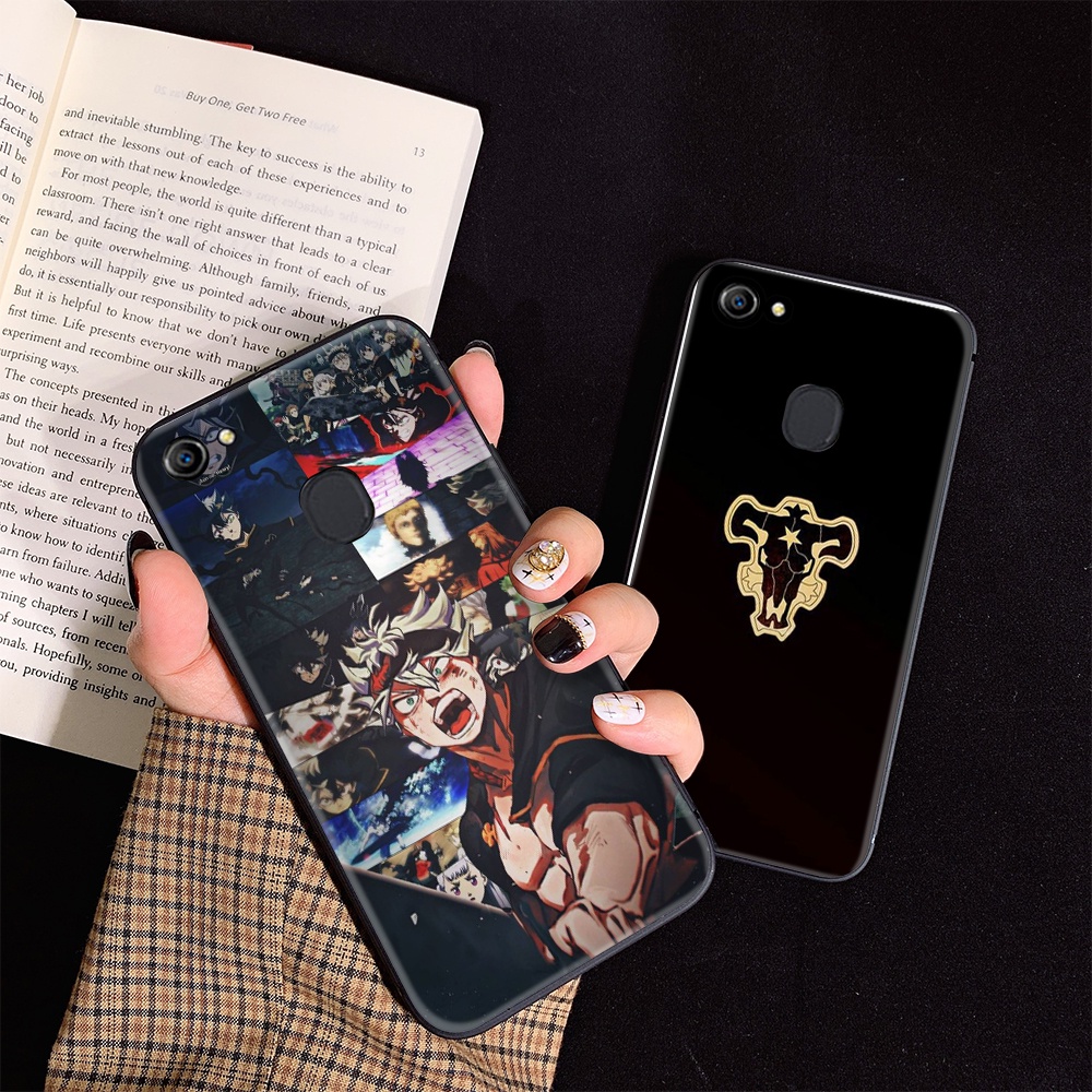 Oppo A5 A9 2020 A1k F11 F1 Plus R9 R9s R15 R17 Pro Soft Case B8 Anime Black Clover Besschen Th