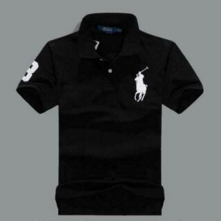 เสื้อ POLO สีดำ ไซส์ผู้ใหญ่