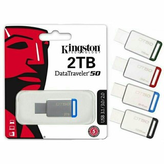 แฟลชไดรฟ์สายข้อมูล Kingston Dt 50 16 Gb / 32 Gb / 64 Gb / 128 Gb Usb 3 . 1