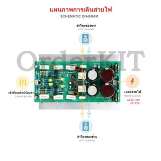 DX45M ชุดลง PCBวงจรขยายเสียง 400+400วัตต์ (STEREO)และ สามารถ บริดจ์แอมป์ เป็น 800วัตต์ BTL(MONO)ได้ ความเพี้ยน THD ดีมาก