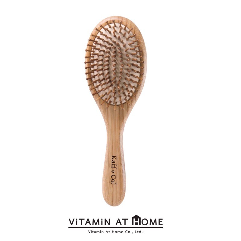Kaff & Co. แปรงหวีผมไม้ไผ่ หวีลดไฟฟ้าสถิต