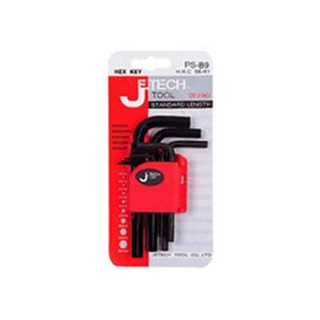 หกเหลี่ยม MM หัวบอลสั้น 9 ชิ้น/ชุด JE TECH SHORT BALLDRIVER 9EA/SET JETECH HEX KEY