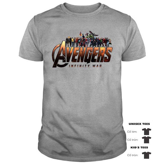 [ผลิตภัณฑ์เพื่อสุขภาพ] เสื้อยืด AVENGERS INFINITY WAR | AVENGERS MARVEL TSHIRT - เสื้อสุดฮอต