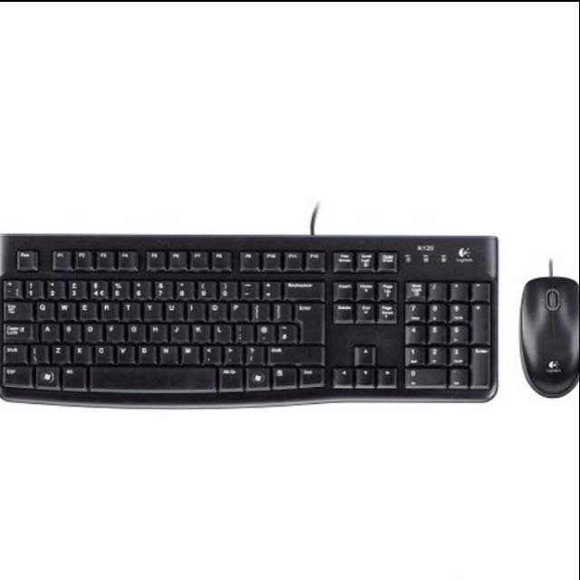 LOGITECH MK120 COMBO MOUSE + คีย์บอร์ด