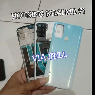 เคสด้านหลัง และกรอบหน้าจอ lcd แบบเต็ม สําหรับ Realme 7i C17