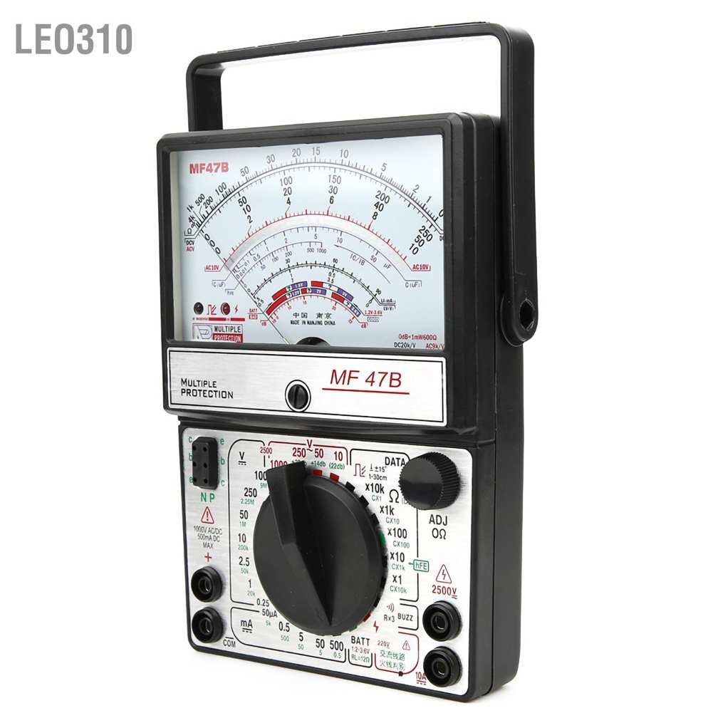 Leo310 MF47B Multifunctional Digital Screen Multimeter AC DC Voltage Current Detector