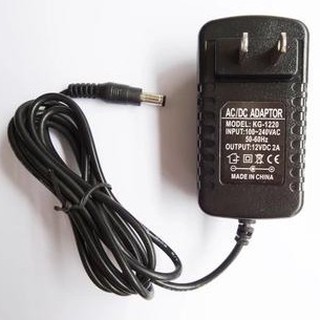 DC อะแดปเตอร์ Adapter 12V 2A 2000mA (DC 5.5 x 2.5MM) อะแดปเตอร์ กล้องวงจรปิด