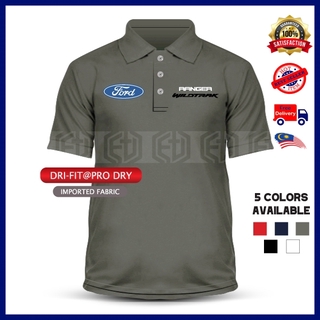 เสื้อยืดโปโลลําลอง แขนสั้น พิมพ์ลาย Sulam Motorsport Racing Kolar Ford Ranger Wildtrak แบบแห้งเร็ว สําหรับผู้ชาย และผู้หญิง