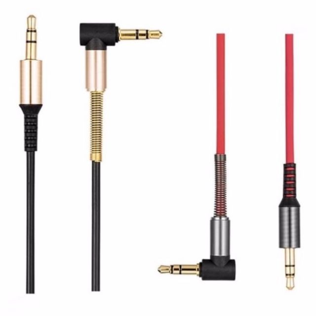 สาย Aux 3.5mm หัวแจ็คแบบ 90​องศา​