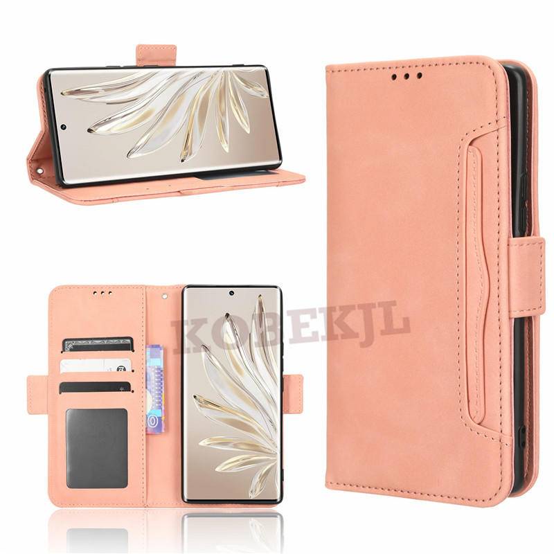 Honor 70 Flip Leather Multi-Card Slot Wallet Phone Case Honor 70 X9 X7 X8 5G Honor70 Stand Holder Ph