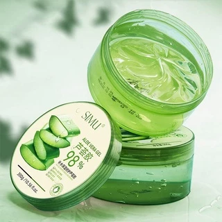 🌵Aloe vera gel 100%🌵300ml ว่านหางจระเข้ Aloe vera gel moisturizing and hydrating ของแท้ 100%