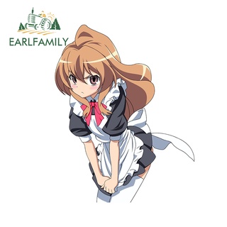 Earlfamily สติกเกอร์ไวนิล ลาย ToraDora Taiga Aisaka ขนาด 13 ซม. x 10.2 ซม. สําหรับติดตกแต่งประตูรถยนต์