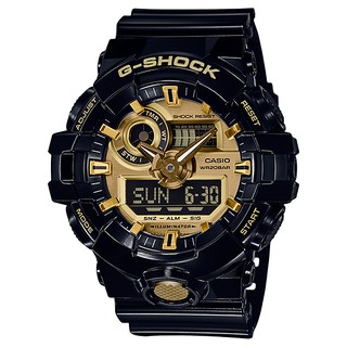 G-SHOCK ของเเท้ CMG รุ่น GA-710GB-1ADR สีดำ ทอง  รับประกันศูนย์ CMG