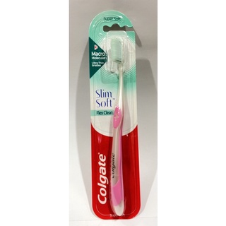 COLGATE Slim Soft Flex Clean คอลเกต แปรงสีฟัน สลิมซอฟท์ เฟล็กซ์คลีน แพ็ค 1