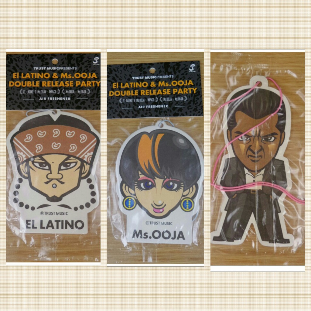 [สินค้าใหม่ พร้อมส่ง]  แผ่นน้ำหอมปรับอากาศ AIR FRESHENER EL LATINO & Ms.OOJA นำเข้าจากญี่ปุ่น  MADE 