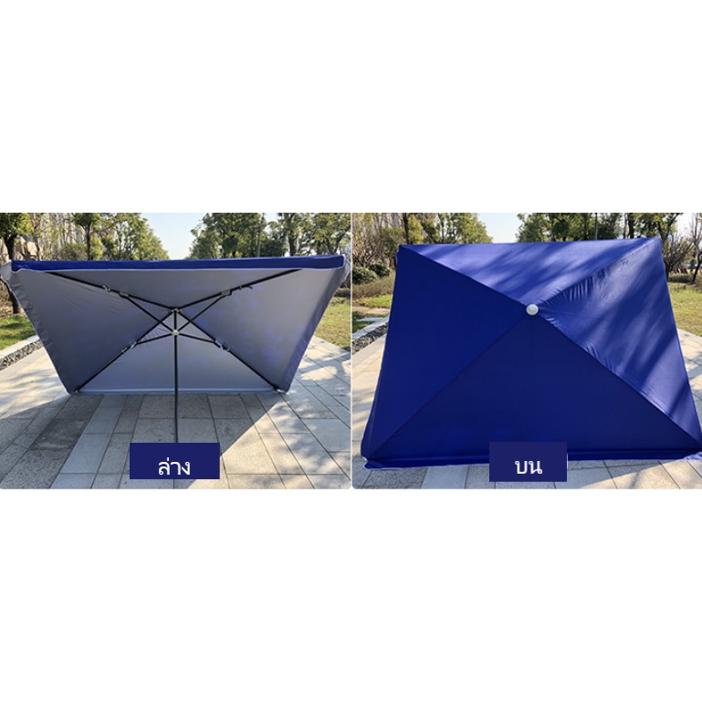 ขนาด2.8x2.2เมตร ร่มสนามบ้าน,ตลาดนัด,ขายของ,สนามกันแสงแดดUVรูปทรงสี่เหลี่ยม (งานดี) - รูปที่ 4