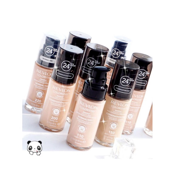 ของแท้ 100% American revlon รองพื้นเนื้อลิขวิด ควบคุมความมัน ให้ความชุ่มชื้น 24 ชั่วโมง