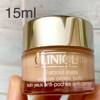 (รับเงินคืน 15% ใช้โค้ด J5BAK66V) Clinique All About Eyes Reduces Circles, Puffs 15ml (ไม่มีกล่องค่ะ แยกมาจากเซ็ท)