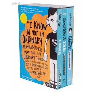 Wonder, Auggie &amp; Me, 365 Days of Wonder 3 Books Set By R. J. Palacio