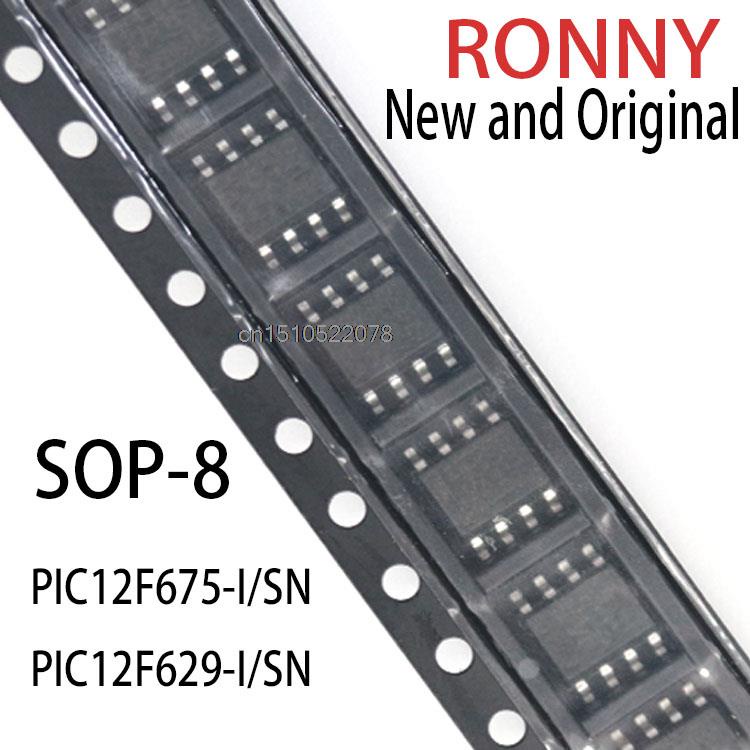 10PCS  New and Original   PIC12F675 PIC12F629 12F675 12F629 12F675I/SN 12F629I/SN sop-8 PIC12F675-I/