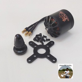 มอเตอร์เครื่องบิน Redcon 2815/1200 KV ใช้สปีด 50A ขึ้นไป ใช้ใบพัด 10-11 นิ้ว เหมาะกับเครื่องบินปีก 120-150 cm