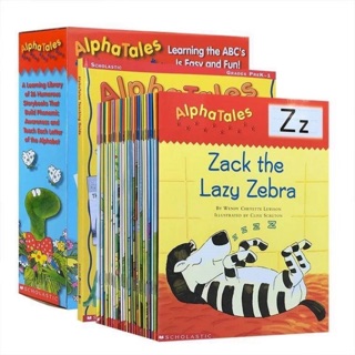 🐵Scholastic AlphaTales นิทานชุดนี้ใช้วิธีการเล่าเรื่องโดยยึด  Alphabet เป็นหลัก