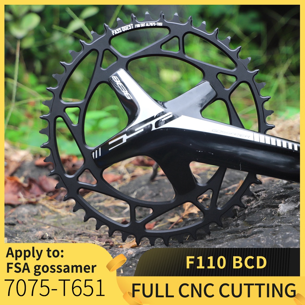 PASS QUEST 110BCD F 110BCD รอบ Chainring สําหรับ FSA GOSSAMER ข้อเหวี่ยง 36T-52T เกียร์บวกและลบchain