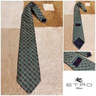 🧣: ETRO ties silk แท้💯%