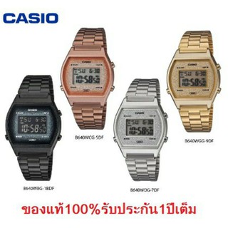 นาฬิกาข้อมือผู้หญิง  casio สายแสตนเลส หน้าปัดกลิตเตอร์ วิ้งๆ - ของแท้ 100%