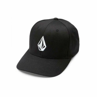 หมวกเบสบอล Volcom หินเต็มหินสีดํา