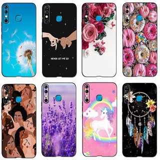 เคสโทรศัพท์มือถือ ซิลิโคนนิ่ม TPU ลายการ์ตูน สําหรับ Infinix Hot 8 Hot 8 X650C X650B X650 X650D 6.52 นิ้ว