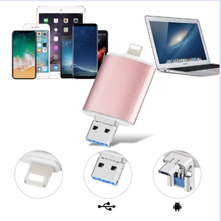 แฟลชไดรฟ์ OTG USB 3in1 1TB สําหรับ iPhone IOS iPad