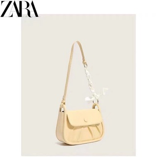 Zara กระเป๋าสะพายไหล่ ทรงเมสเซนเจอร์ ขนาดเล็ก เข้ากับทุกการแต่งกาย แฟชั่นฤดูร้อน สําหรับผู้หญิง 2022