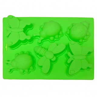 SOAP SILICONE MOLD - แม่พิมพ์สบู่ ซิลิโคน รูปผีเสื้อ-เต่าทอง 1