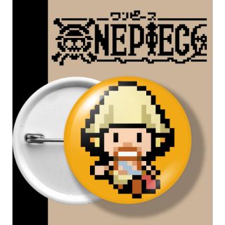 ONE PIECE BADGE PIXEL เข็มกลัด วันพีช อูซป usopp