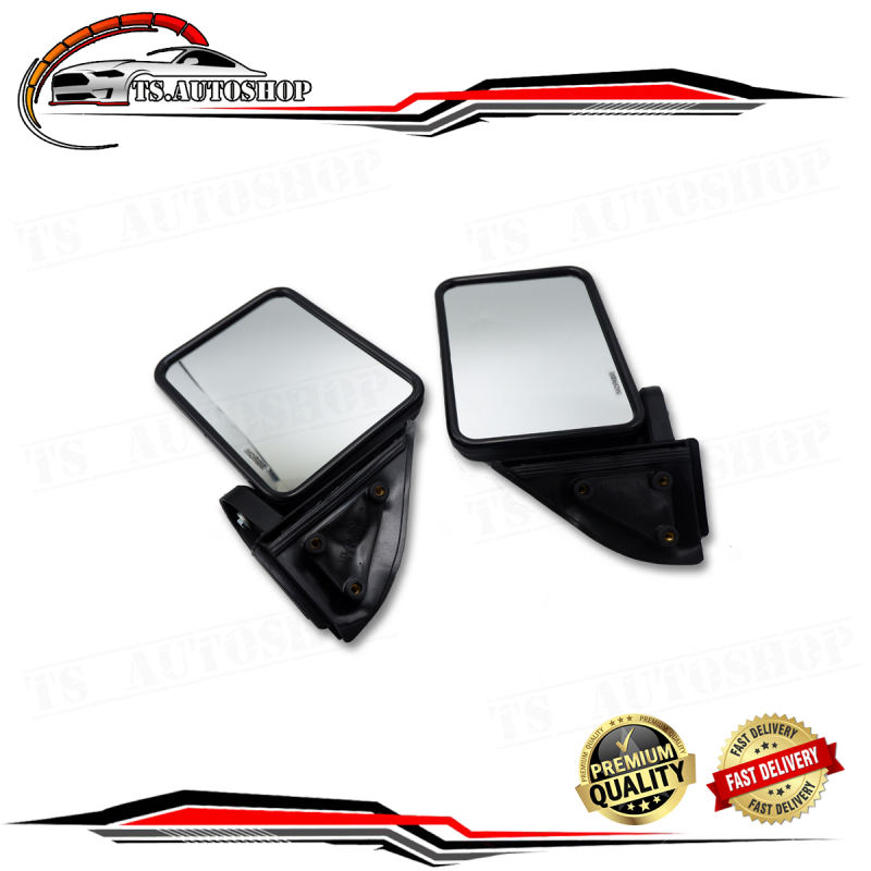 Lh +Rh ขวา+ซ้ายกระจกรถ กระจกติดประตู มิซูบิชิ ไซโคลน จำนวน 2 ชิ้น CYCLONE Mitsubishi Mighty Max L200