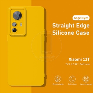 เคสโทรศัพท์มือถือ TPU แบบนิ่ม ทรงสี่เหลี่ยม สําหรับ Xiaomi Mi 12T Xiaomi12T Pro 5G