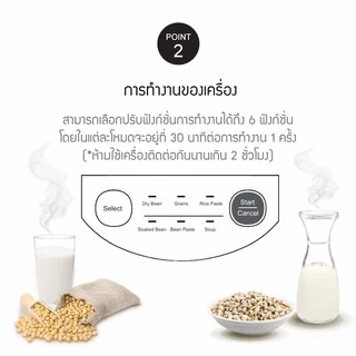 LocknLock เครื่องทำน้ำเต้าหู้ Soymilk Maker ความจุ 1.3 L. รุ่น EJS226