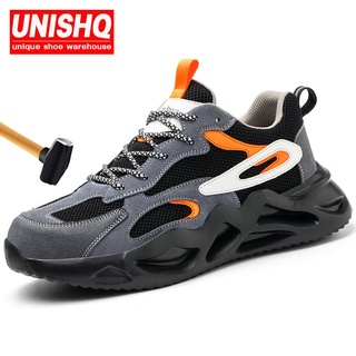 Safety Shoes รองเท้าเซฟตี้หัวเหล็ก ผู้ชาย ผู้หญิง แฟชั่น 1028